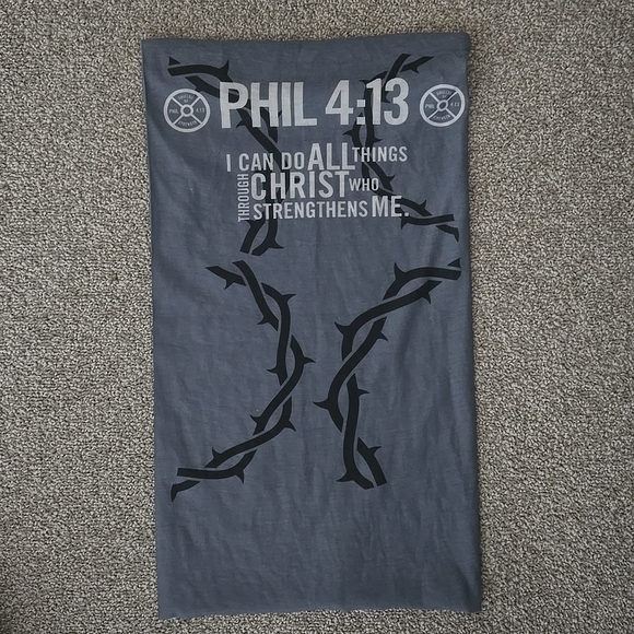 Other - Mens Philippians 4:13 Neck Warmer